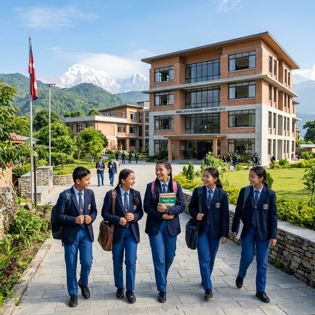 School website and student result portal in Nepal