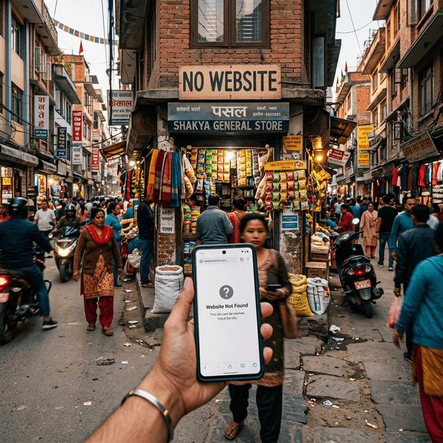 नेपाली व्यवसायहरूसँग वेबसाइट किन छैन?