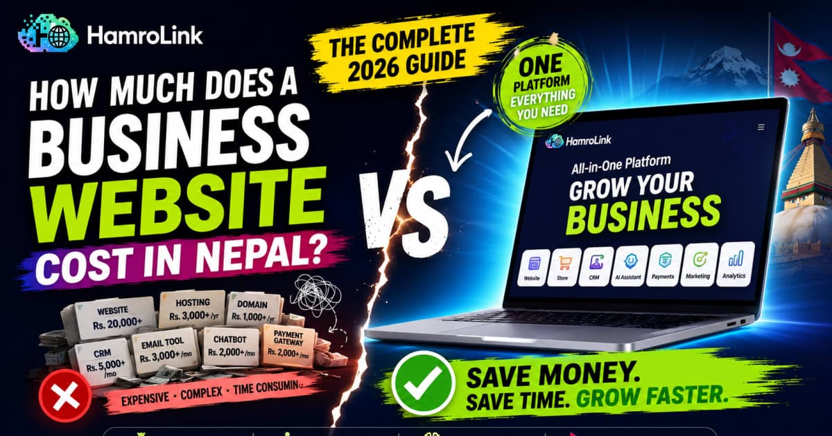 Website Cost Nepal Hamrolink